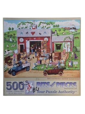 Bits & Pieces "Bell And Parker Auction" 500 Piece Jigsaw Puzzle